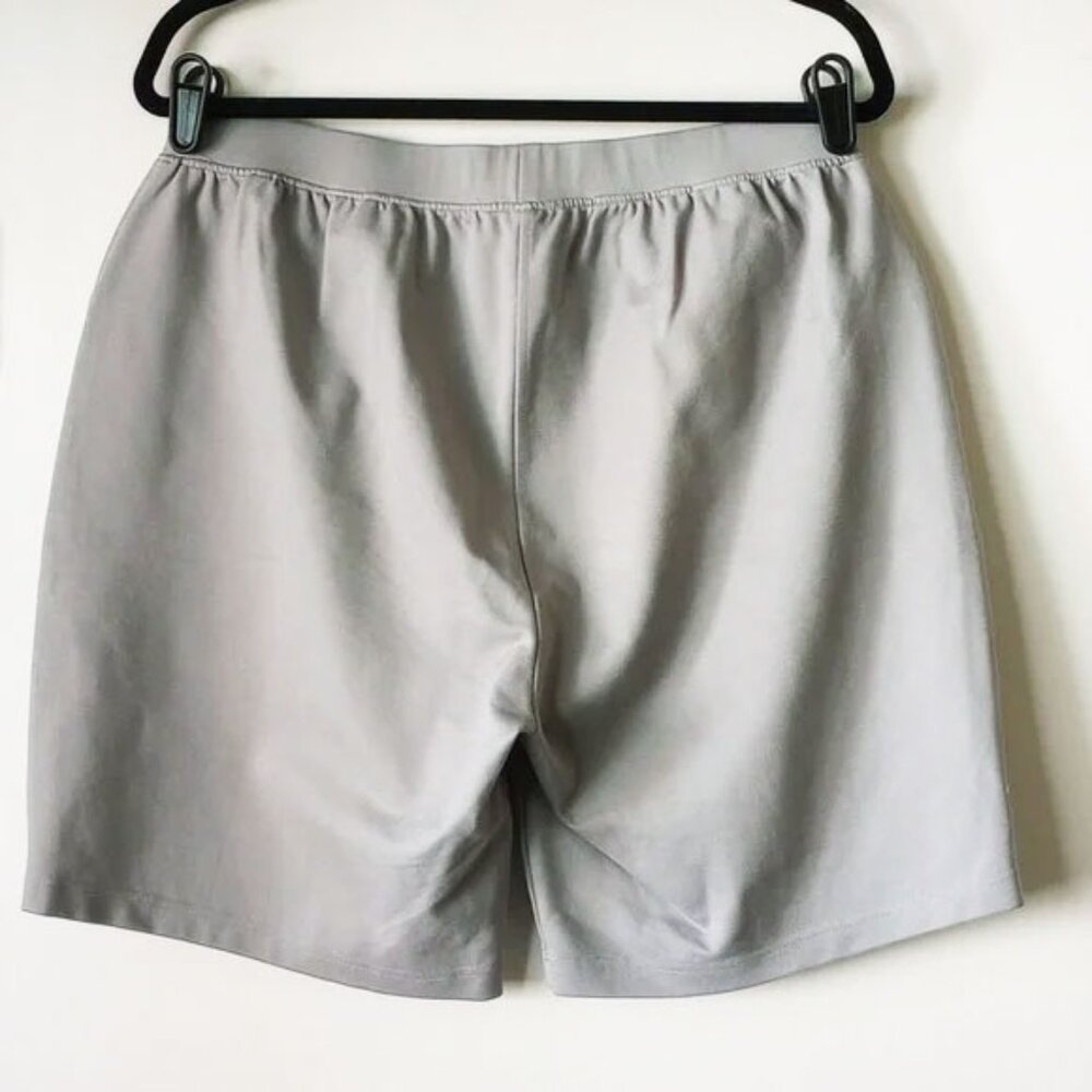 *50off3* NWOT Prova Pull-On Shorts 2XL Gray - Picture 2 of 9